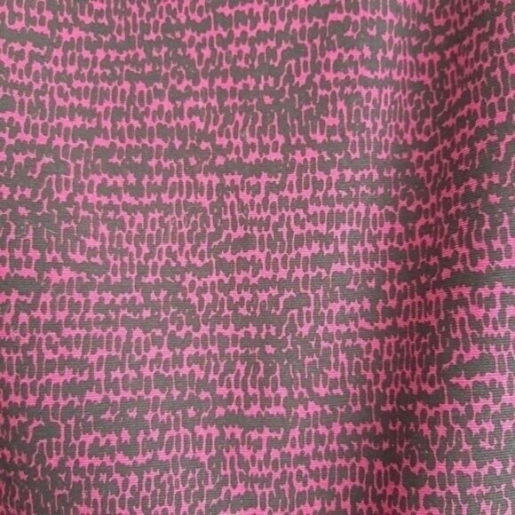 HALOGEN Pencil Skirt Abstract Pattern Black & Pink Sz 10 - Picture 3 of 6